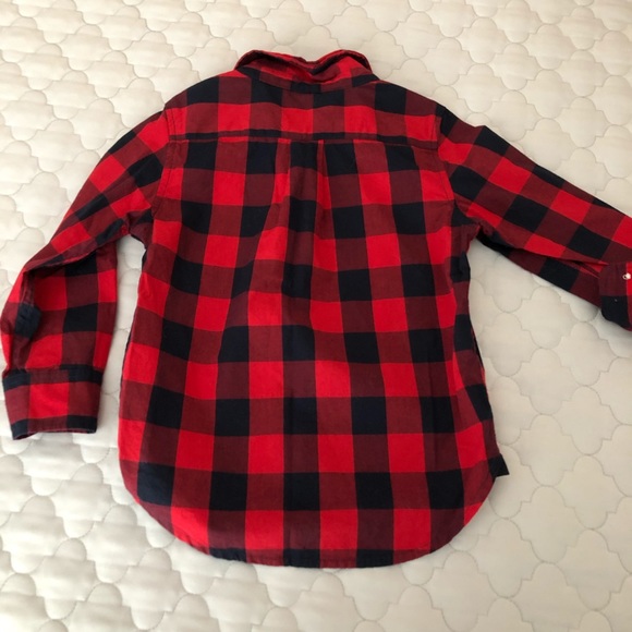Gap Boys 3T Buffalo Plaid Button Up Shirt - Picture 3 of 4